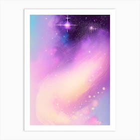Galaxy Gouache Space Art Print
