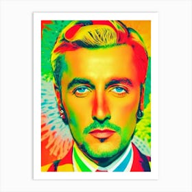 Gigi D'Agostino Colourful Pop Art Art Print