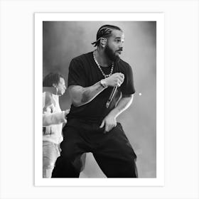 Rapper Drake Portrait Art Print