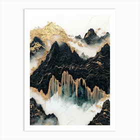 Cordillera Radiance Geometric Majesty Art Print