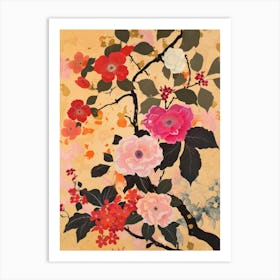 Hokusai Great Japan Botanical Japanese 21 Art Print