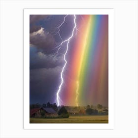 Rainbow In The Sky 1 Art Print