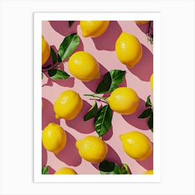 Lemons Art Print