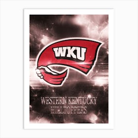 Western Kentucky Hilltoppers Art Print