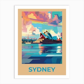 Sydney Opera House Old art print. Art Print