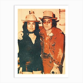 John Lennon And YOKO Art Print