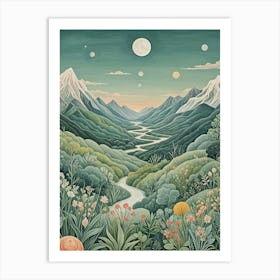 Valley Of The Moons Art Print