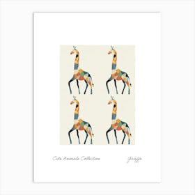Cute Animals Collection Giraffe 1 Art Print