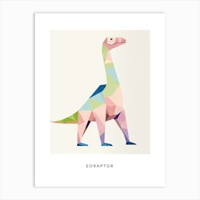 Nursery Dinosaur Art Eoraptor 2 Poster Art Print