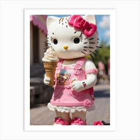 Hello Kitty 5 Art Print