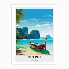 Phi Phi Travel Art Print