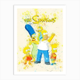 Simpsons 2 Art Print