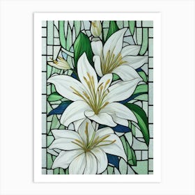 White Lily Art Print