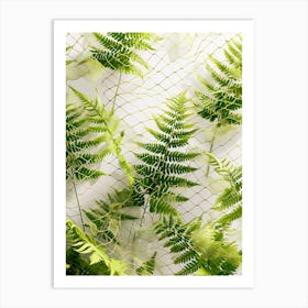 Pattern Poster Netted Chain Fern 3 Art Print