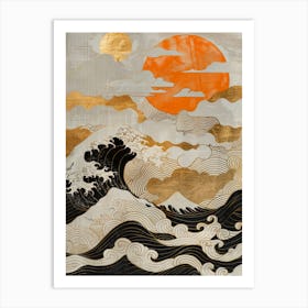 Great Wave Off Kanagawa 1 Art Print