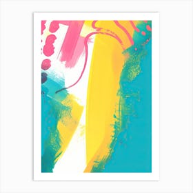 Summer Vibes Abstract 3 Art Print