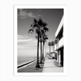 San Diego, Black And White Analogue Photograph 4 Art Print