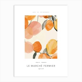 Apricot Le Marche Fermier Poster 1 Art Print