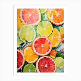 Citrus Slices 5 Art Print