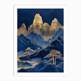 Chinese Mountains 58 Art Print