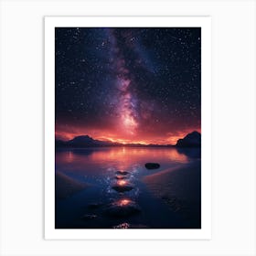 Milky Night 1 Art Print