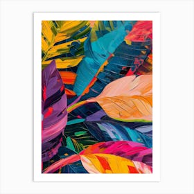 Tropical Leaves 75 Art Print