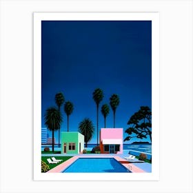 Hiroshi Nagai - City Pop , Vaporwave Aesthetic Art Print