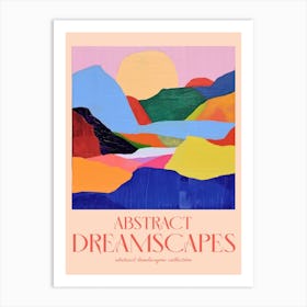 Abstract Dreamscapes Landscape Collection 16 Art Print