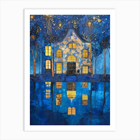 House By The Water Art Print