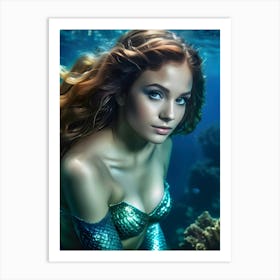 Mermaid-Reimagined 65 Art Print