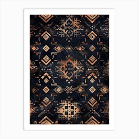 Aztec Pattern 2 Art Print