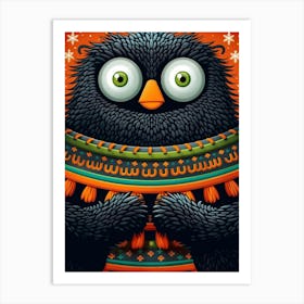 Owl Illustration Art Print