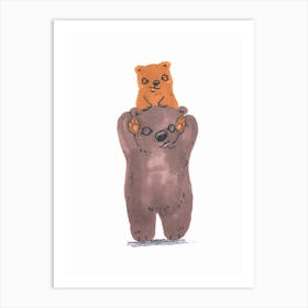 Bear Shoulders Art Print