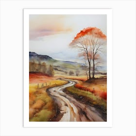 Road To Scotland.2 Art Print