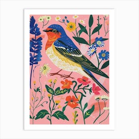 Spring Birds Swallow 4 Art Print