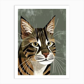 Bengal Cat Canvas Print Art Print