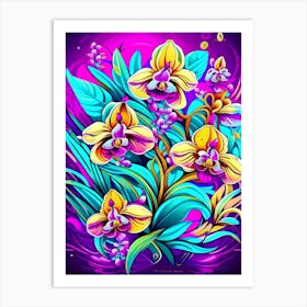 Orchid Whispers Art Print