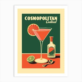 Cosmopolitan Cocktail Art Print