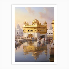 Golden Temple art print 2 Art Print