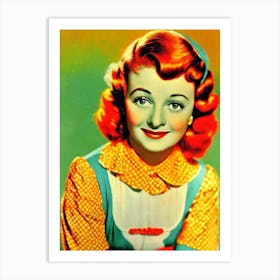 Janet Gaynor Colourful Pop Movies Art Movies Art Print