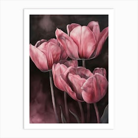 Purple Tulip 3 Art Print