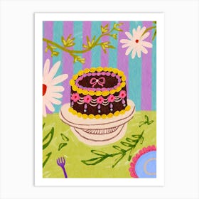 Birthday Cake 3 Art Print