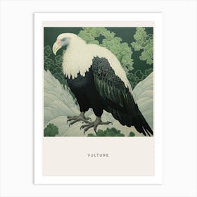 Ohara Koson Inspired Bird Painting Vulture 3 Poster Art Print