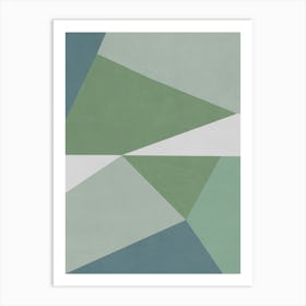 Geometric Triangles - GC01 Art Print