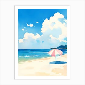 Beach Umbrella 7 Art Print