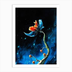 Flower Of The Night Art Print