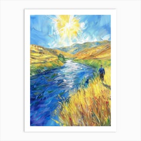 Scottish River Art Print