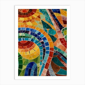 Mosaic Art 5 Art Print