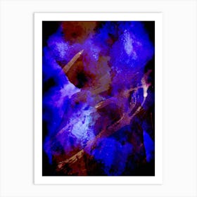 Deep space abstract Painting Art Print