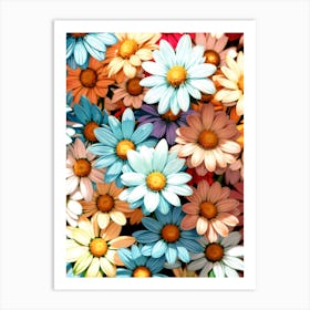 Daisies wall art Art Print